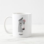 Whippet Semaphore café Mug #2 (Gauche)