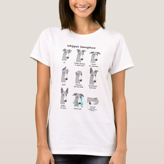 Whippet Semaphore T-shirt (Voorkant)