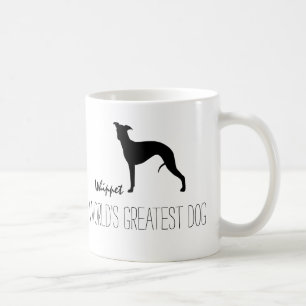 Whippet Silhouette De grootste hond ter wereld Koffiemok