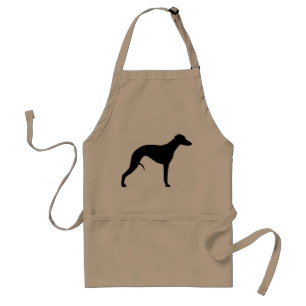 Whippet Silhouette Standaard Schort