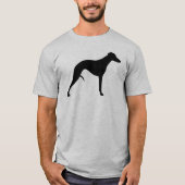 Whippet Silhouette T-shirt (Voorkant)
