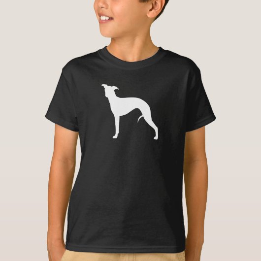 Whippet Silhouette T-shirt (Voorkant)