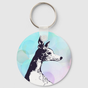 Whippet-Sleutelhanger Sleutelhanger