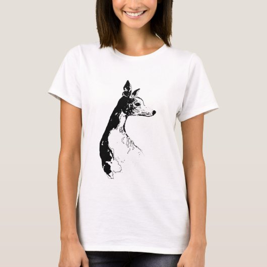 Whippet T-shirt (Voorkant)