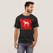 Whippet T-shirt (Voorkant volledig)