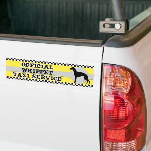 Whippet Taxi Service Bumpersticker (Op Truck)