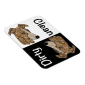 Whippet Vaatwasser Magnet Magneet (Rechterzijde)