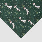 Whippet Whimsy Christmas Tissuepapier (Detail)