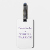 Whipple Warrior "Man"-Bagagelabel Bagagelabel (Achterkant verticaal)