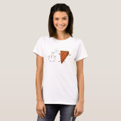 Whippy & Pumpkin Pie T-shirt voor vrouwen (Voorkant volledig)