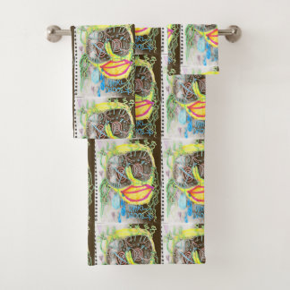 "WHiRL-DROOL$" door thaddeus & crimson's Adam Moye Bad Handdoek