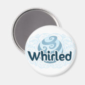 Whirled Logo Magnet Magneet (Voorkant / Achterkant)