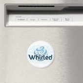 Whirled Logo Magnet Magneet (Insitu (Vaatwasser))