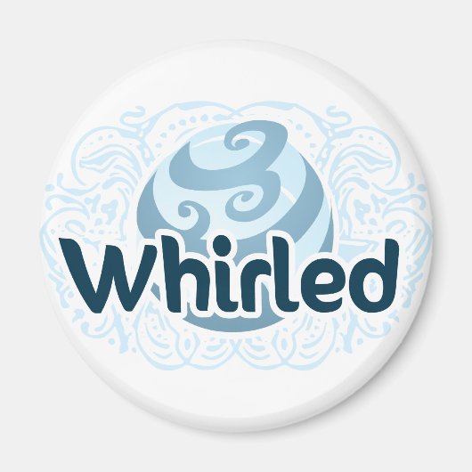 Whirled Logo Magnet Magneet (Voorkant)