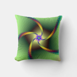 Whirligig in Green Kussen
