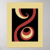 Whirling in Harmony : Bold Abstrait Poster Set II (Devant)