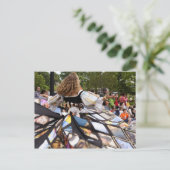 Whirling Lady #1 Briefkaart (Staand voorkant)