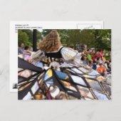 Whirling Lady #1 Briefkaart (Voorkant / Achterkant)