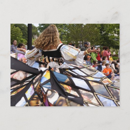 Whirling Lady #1 Briefkaart (Voorkant)