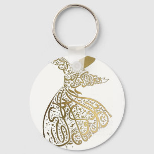Whirling Sufi Dervish Sleutelhanger