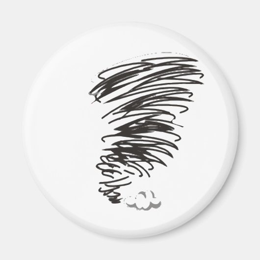 Whirling Tornado Magneet (Voorkant)