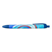 Whirlpool art zwarte inkt pen (Bovenkant)