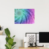 Whirlpool Diamond kleurrijk Poster (Thuiskantoor)