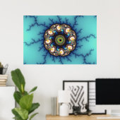 Whirlpool - Fractaal Poster (Thuiskantoor)