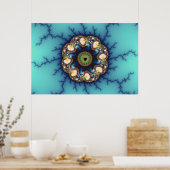 Whirlpool - Fractaal Poster (Keuken)