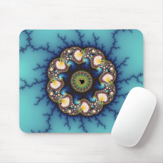 Whirlpool - Fractal Mousepad Muismat (Met muis)