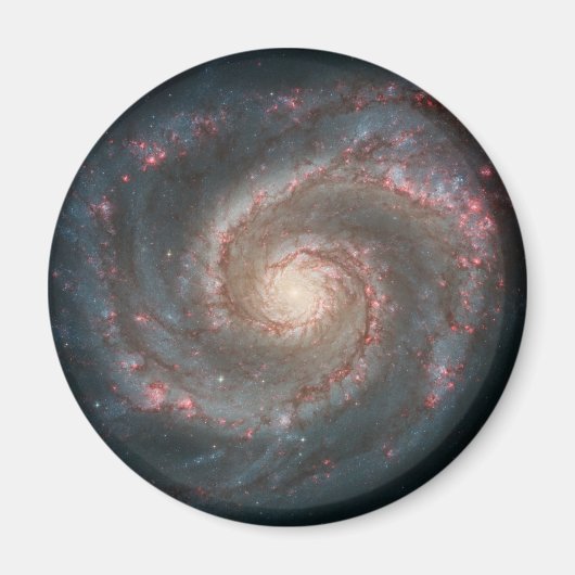 Whirlpool galaxy magneet (Voorkant)