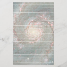 Whirlpool Galaxy met lijnen Briefpapier