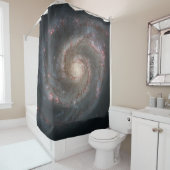Whirlpool Galaxy (Space) (universum) (Messier 51A) Douchegordijn (In situ)