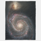 Whirlpool Galaxy (Space) (universum) (Messier 51A) Fleece Deken (Voorkant)