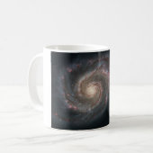 Whirlpool Galaxy (Space) (universum) (Messier 51A) Koffiemok (Voorkant links)
