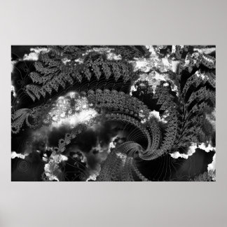 Whirlwind bij nacht poster