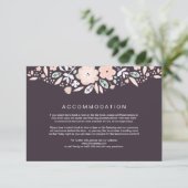 Whirlwind Floral Wedding Direction Informatiekaartje (Staand voorkant)