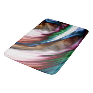 Whirlwind Rainbow Golden Snow Badmat