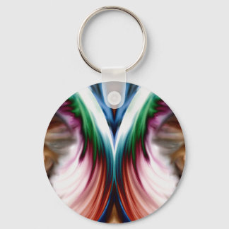 Whirlwind Rainbow Golden Snow Mirror Sleutelhanger