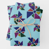 Whirly Fan Gift Wrap Inpakpapier Vel (In situ)