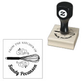 Whisk bloeien uit de keuken van de stempel (Gestempeld)