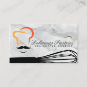 Whisk Chef Logo | Marmer Visitekaartje (Voorkant)