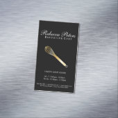 Whisk (goud) | Cultuurmeester Magnetisch Visitekaartje (Voorbeeld)