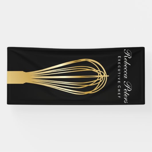 Whisk (goud) | Cultuurmeester Spandoek (Horizontaal)