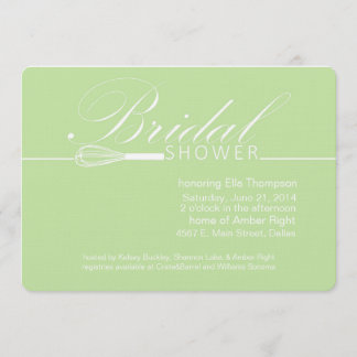 Whisk her Away Modern Bridal Shower Kaart