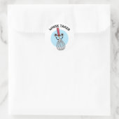 Whisk neemt Funny Baking Pun Ronde Sticker (Tas)