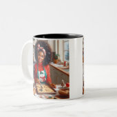 "Whisk, Sip, Slay" bakken Mok (Voorkant links)