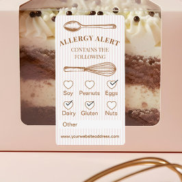 Whisk Spoon Bakery Allergy Alert Baked Goods Food Etiket