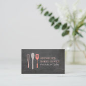 WHISK SPOON SPATULA LOGO Bakkerij Visitekaartje (Staand voorkant)