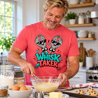 Whisk Taker – Grappige koken & bakken grap T-shirt